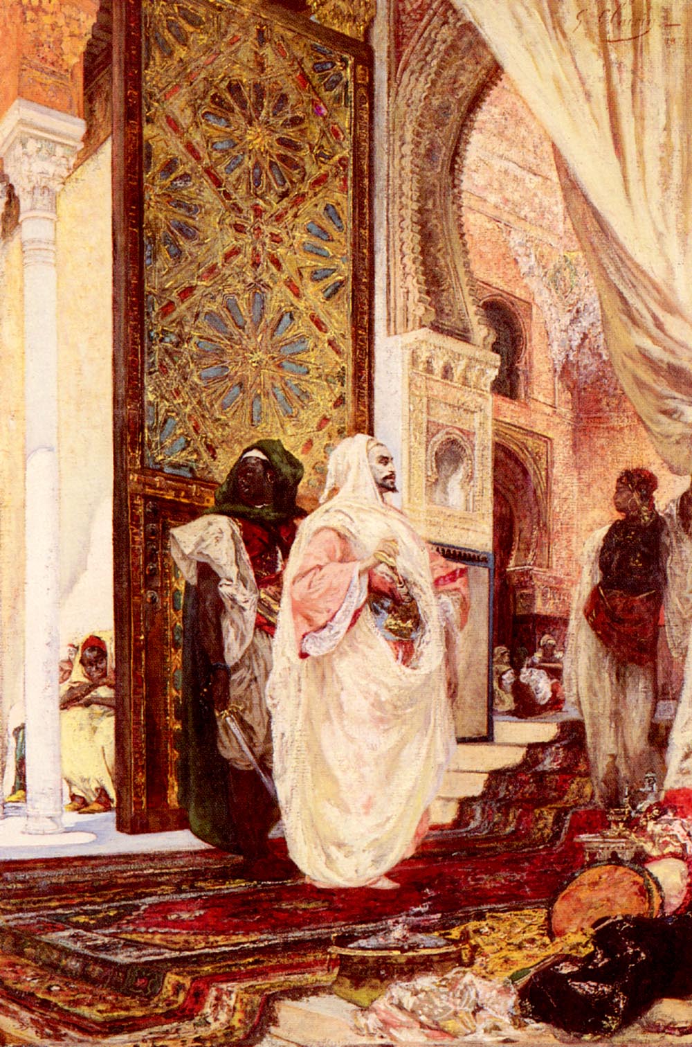 Entrando Harem Clairin — Georges Jules Victor Clairin