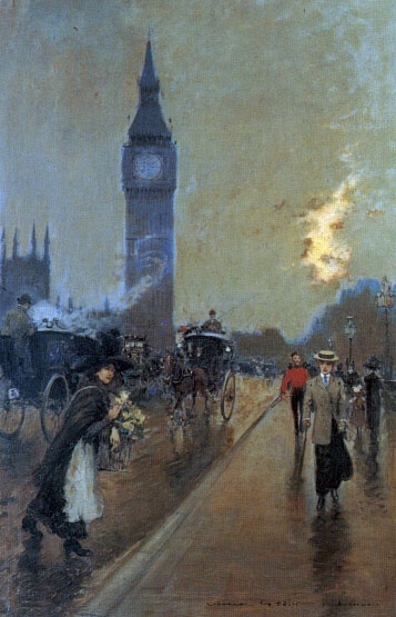 Vista De Grande Ben London Stein — Georges Stein