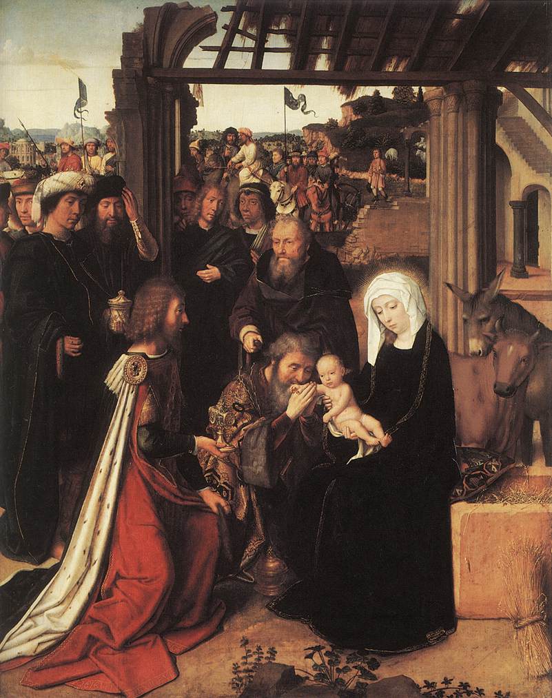 Adoracion De Magi 2 David — Gerard David