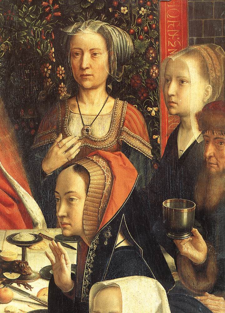Marriage En Cana Detalle 2 David — Gerard David
