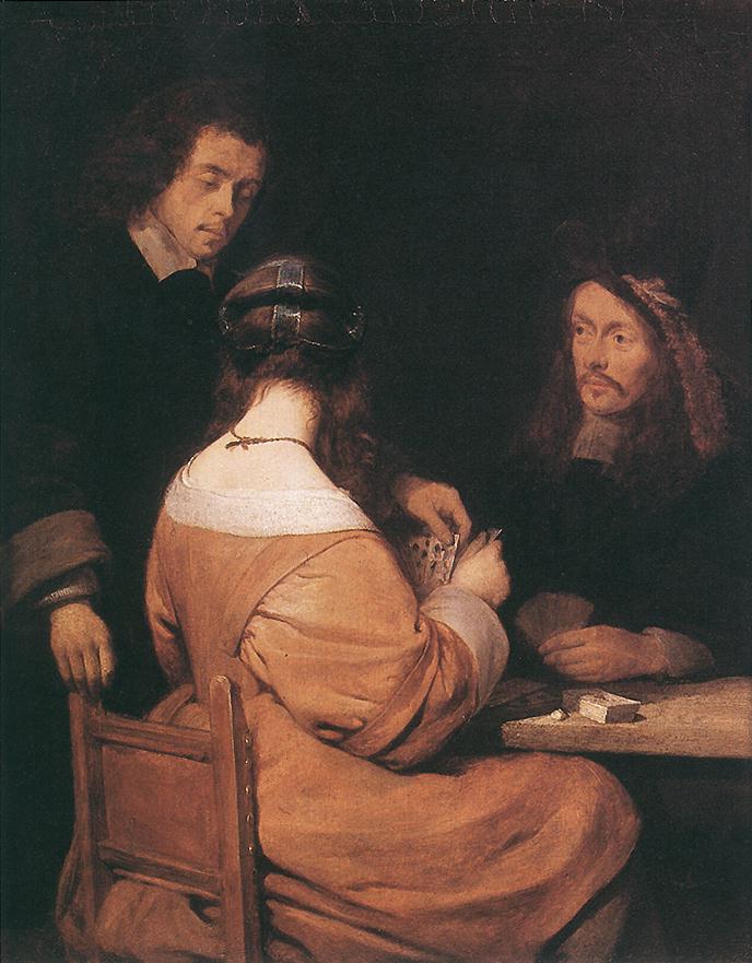 El concierto (muchacha al clavicémbalo), Gerard ter Borch