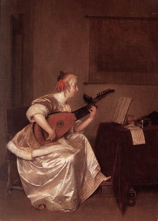Lute Player Borch — Gerard Ter Borch
