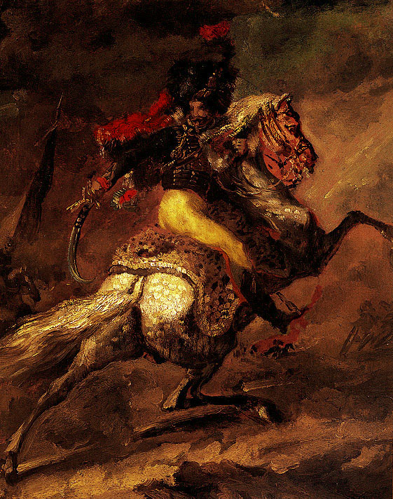 Estudio Para Charging Casseur Gericault — Gericault