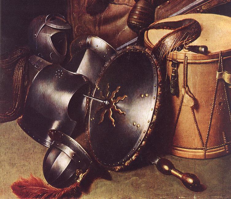 Officer De Marksman Society En Leiden Detalle Dou — Gerrit Dou