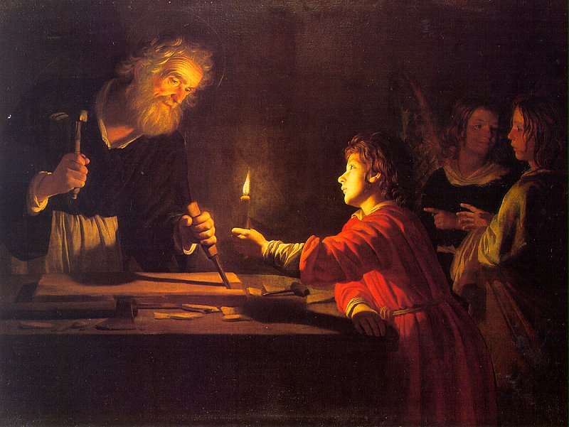 Childhood De Cristo Honthorst — Gerrit Van Honthorst