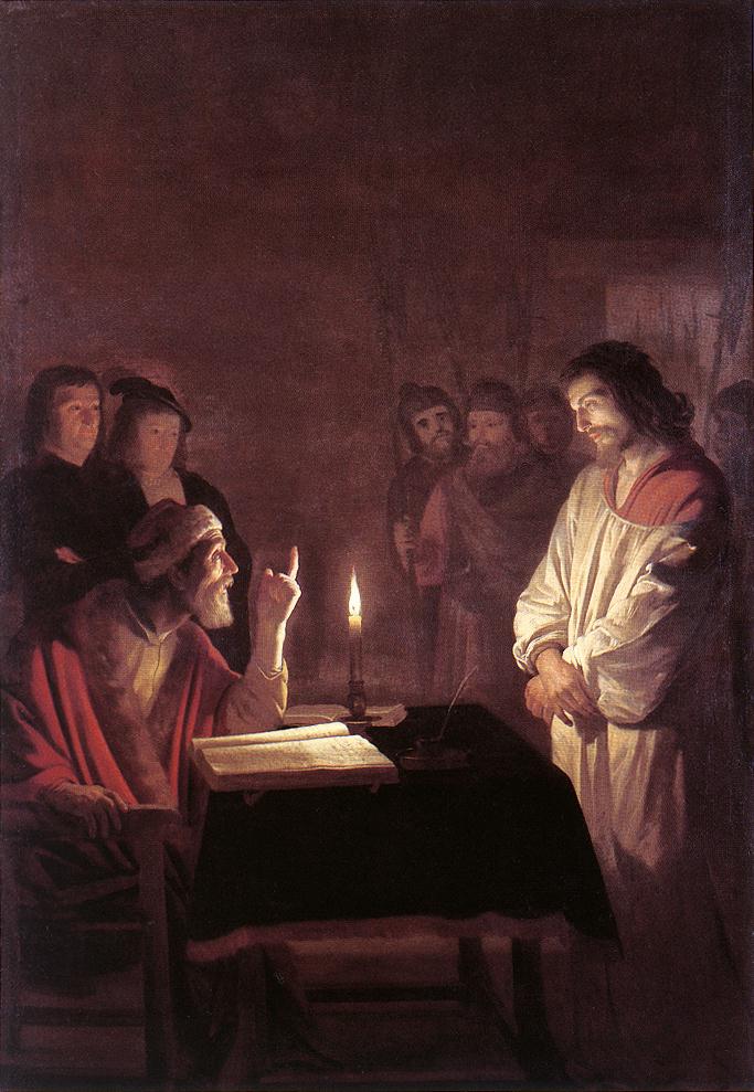 Cristo Antes De High Priest Honthorst — Gerrit Van Honthorst