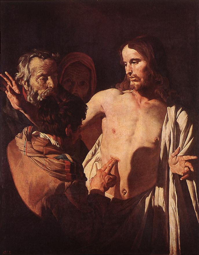 Incredulity De San Thomas Honthorst — Gerrit Van Honthorst