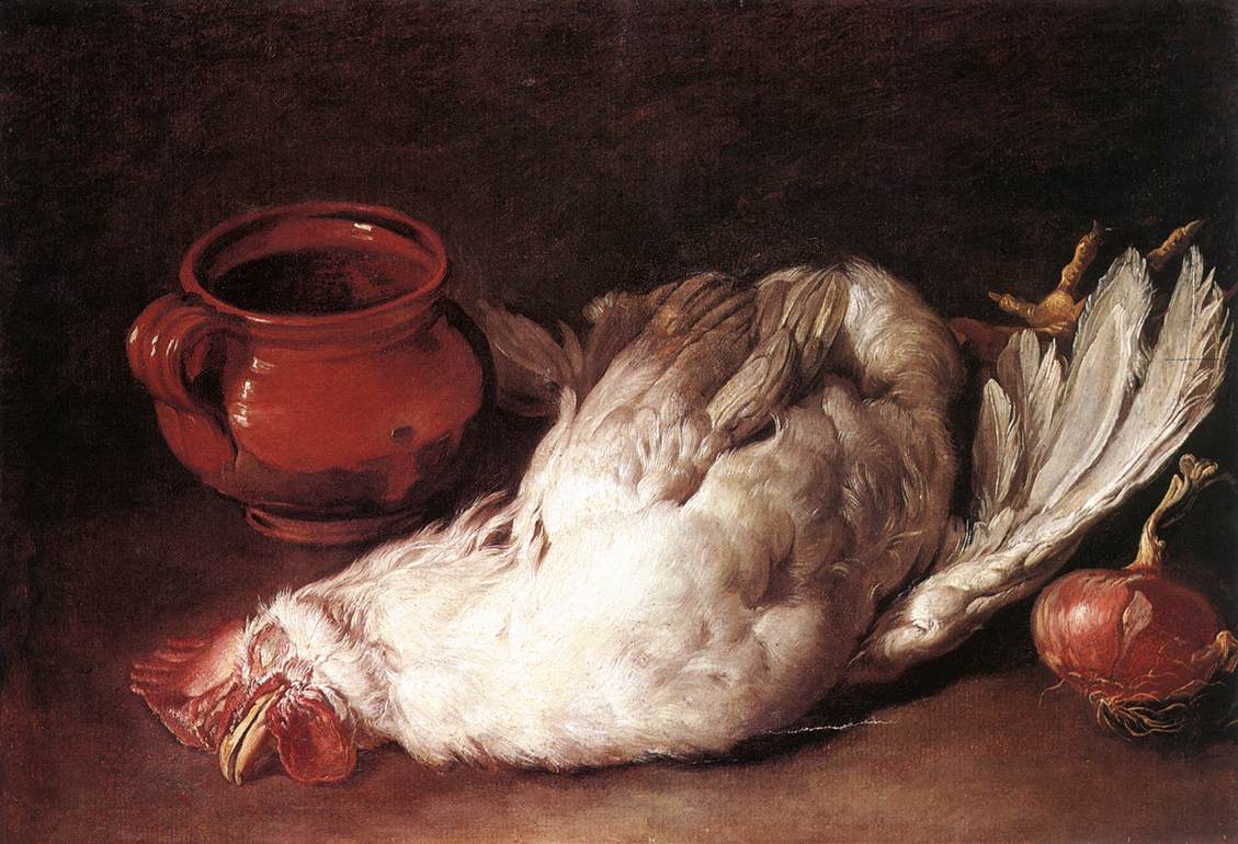 Bodegon Con Hen Onion Y Pot Ceruti — Giacomo Ceruti