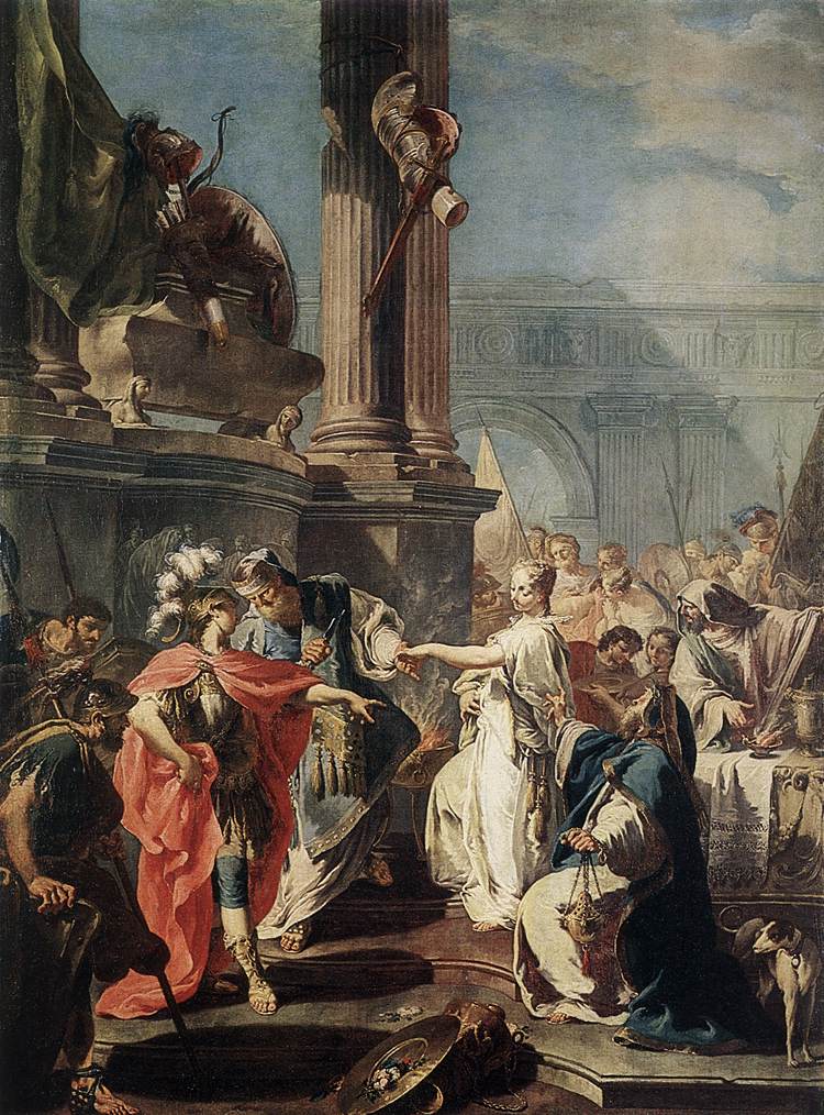 Sacrificio De Polyxena Pittoni — Giambattista Pittoni