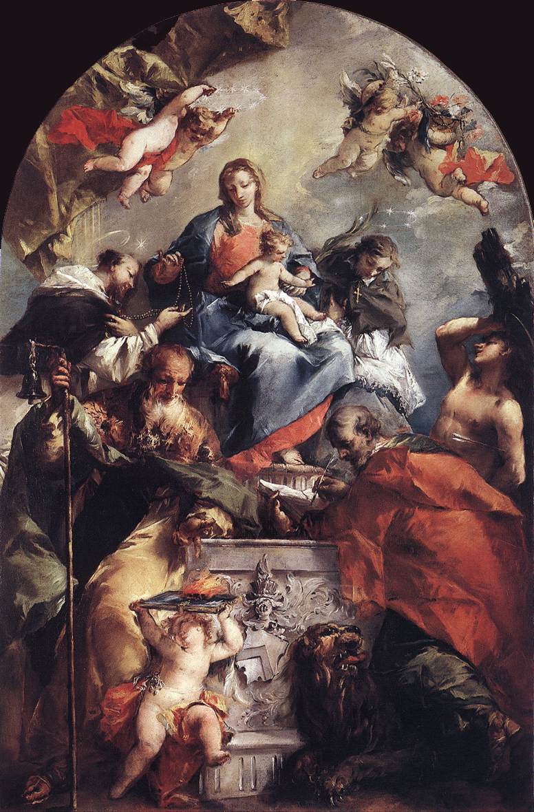 Madonna Y Saints Guardi — Gianantonio Guardi