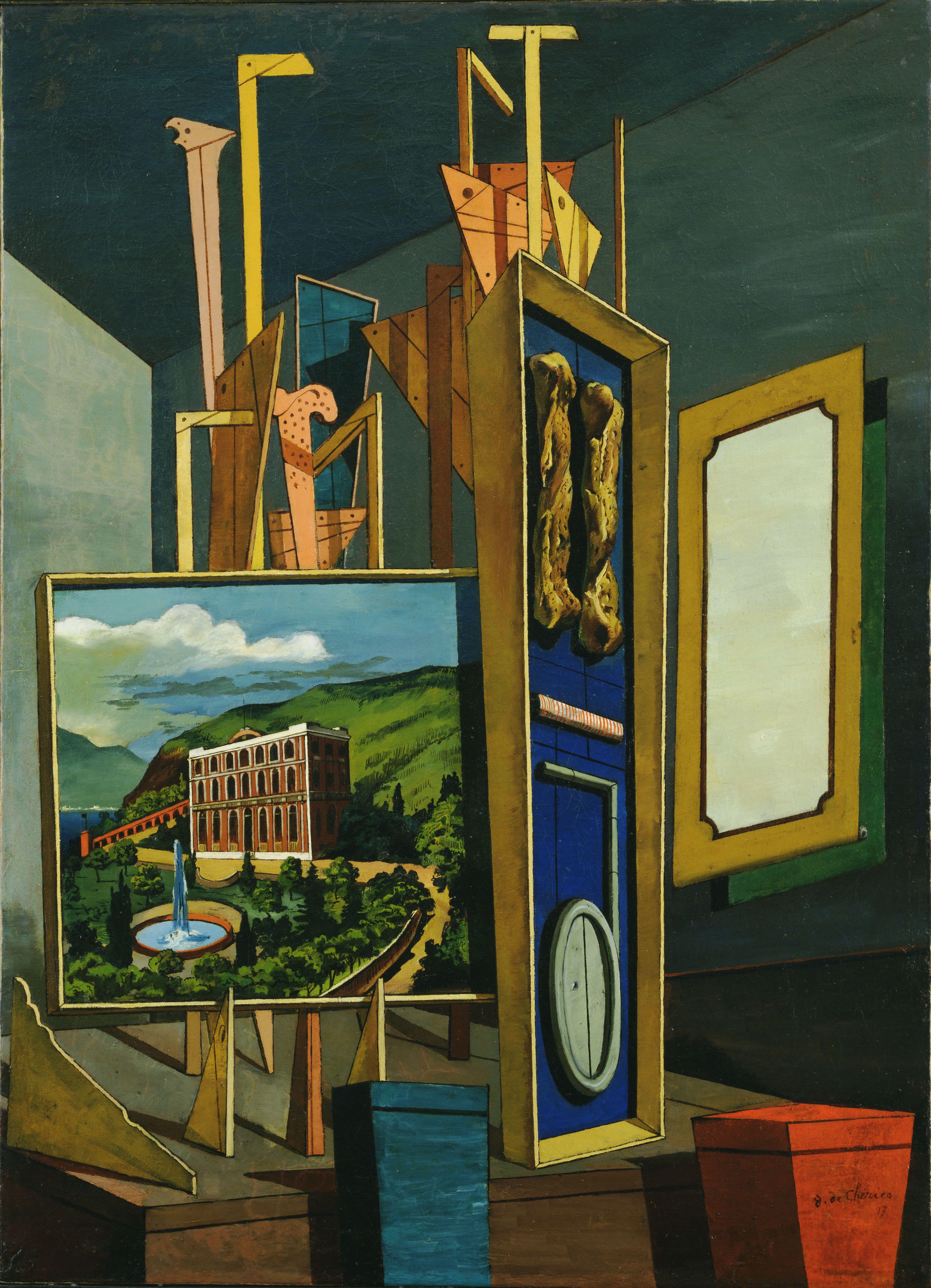 Great Metaphysical Interior Chirico — Giorgio De Chirico