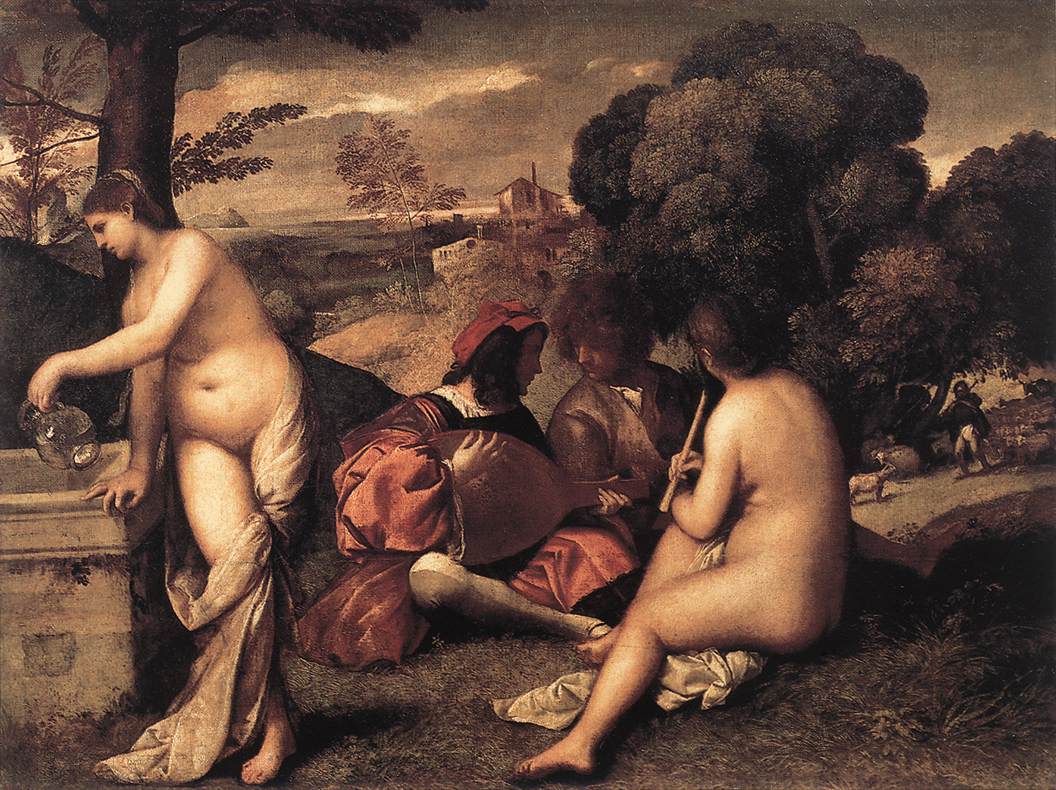 Pastoral Concert Festa Campestre Giorgione — Giorgione