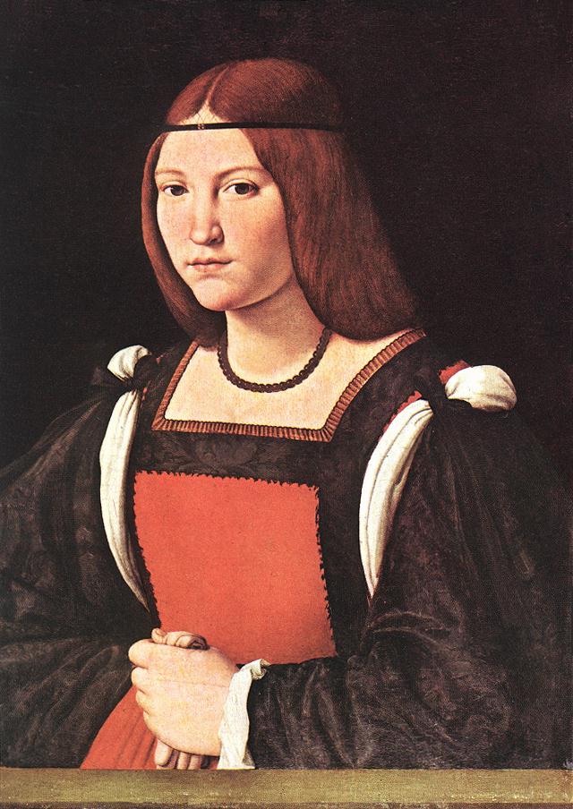 Retrato De Joven Mujer Boltraffio — Giovanni Antonio Boltraffio