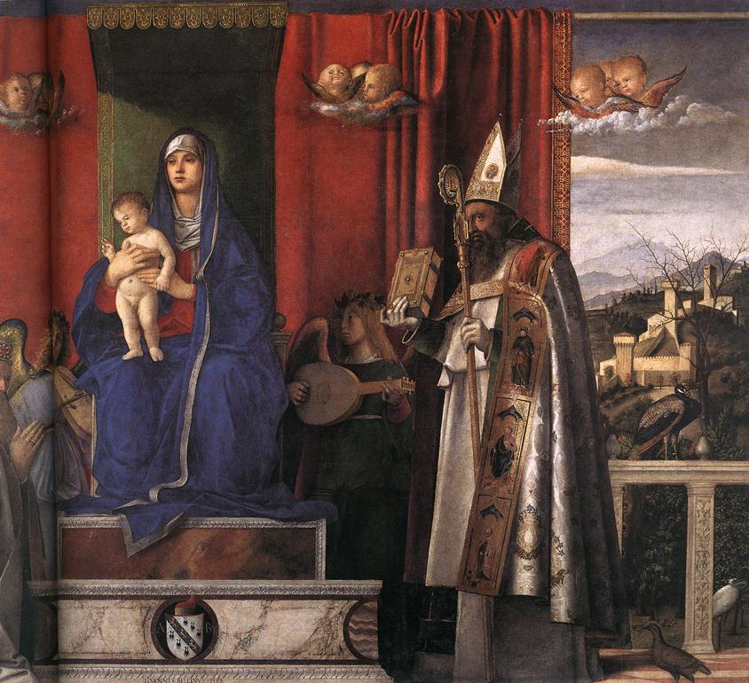 Barbarigo Altarpiece Detalle 2 Bellini — Giovanni Bellini