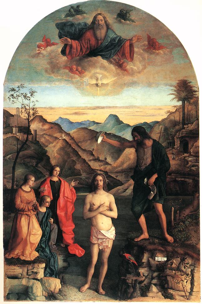 Bautismo De Cristo Bellini — Giovanni Bellini