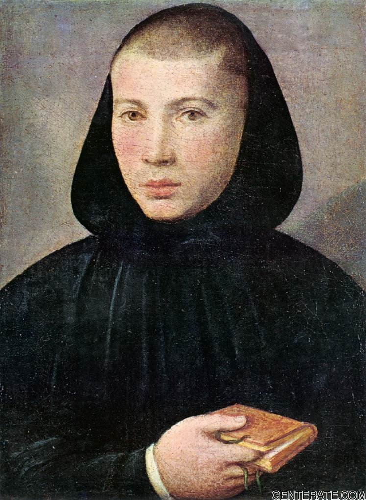 Retrato De Joven Benedictine Caroto — Giovanni Francesco Caroto