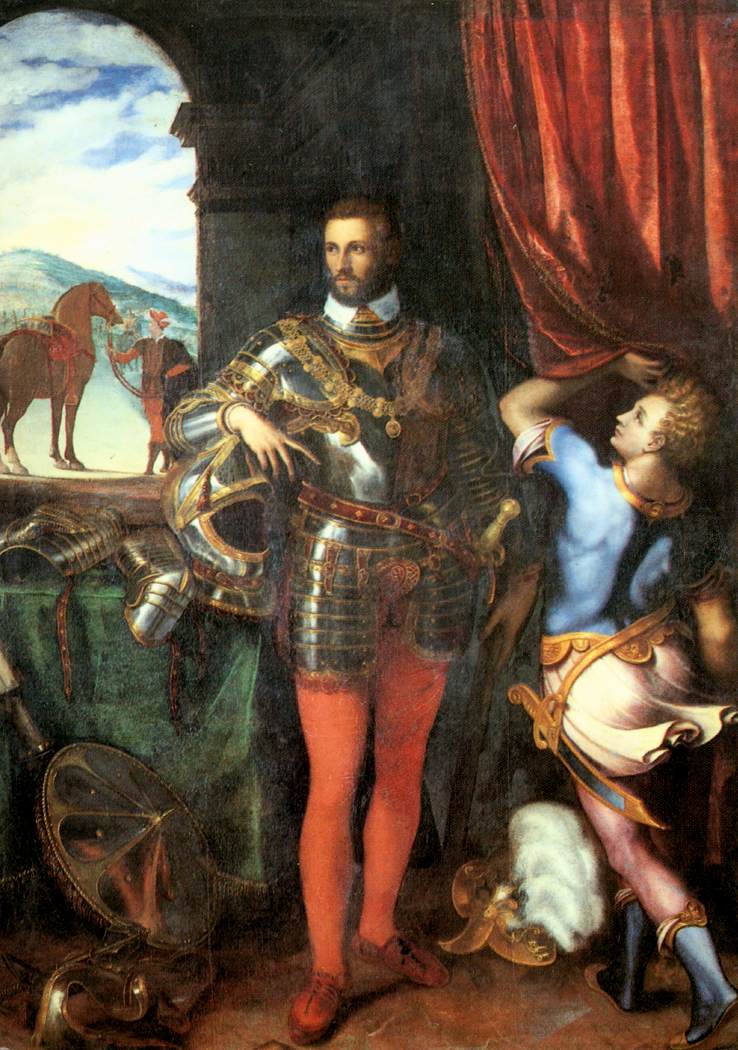 Retrato De Ottavio Farnese Campi — Giulio Campi