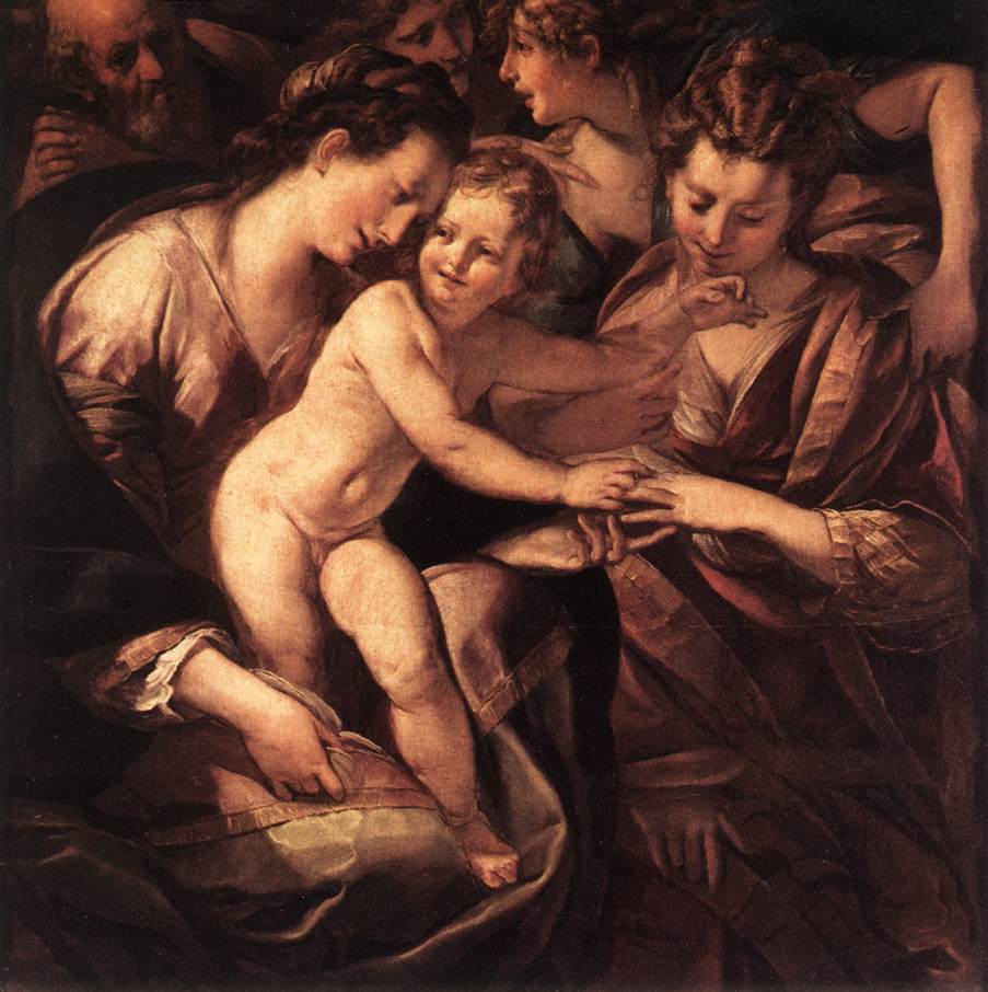 Mystic Marriage De San Catherine Procaccini — Giulio Cesare Procaccini