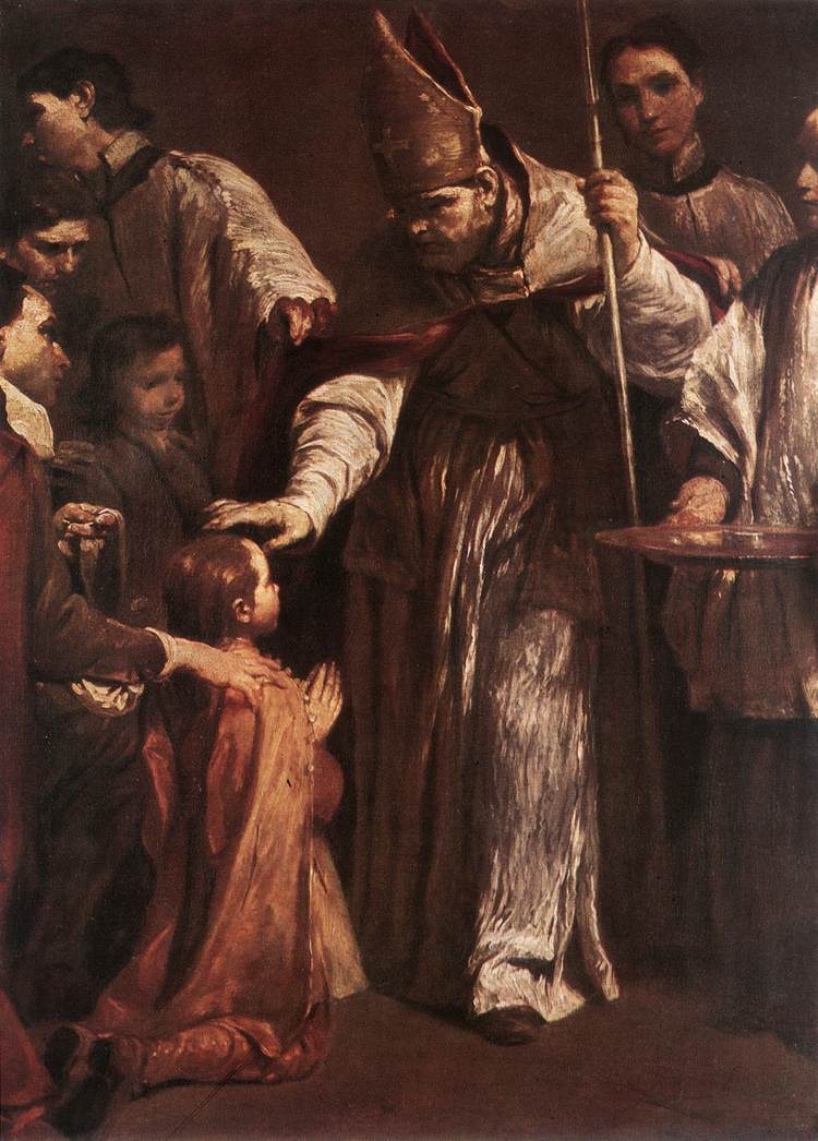 Confirmation Crespi — Giuseppe Maria Crespi
