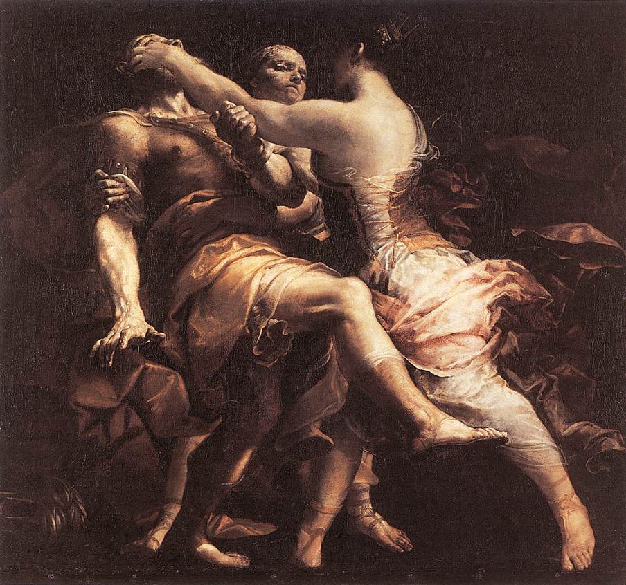 Hecuba Blinding Polymnestor Crespi — Giuseppe Maria Crespi