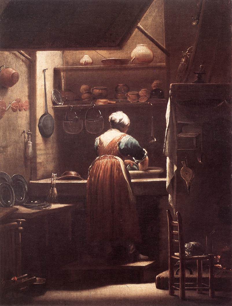 Scullery Maid Crespi — Giuseppe Maria Crespi