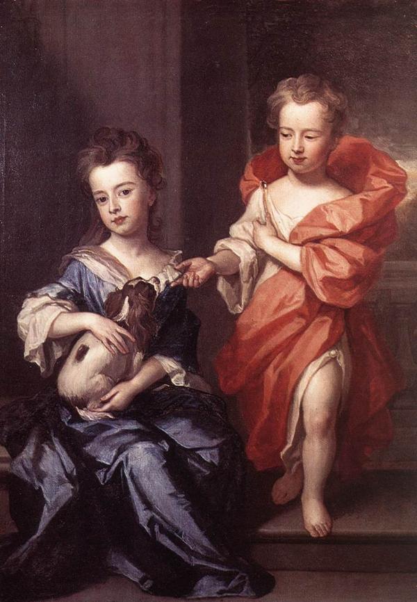 Edward Y Dama Mary Howard Kneller — Godfrey Kneller