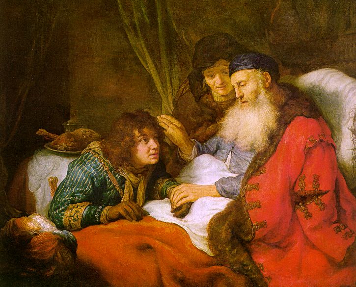Isaac Bendiciendo Jacob Flinck — Govert Teunisz Flinck