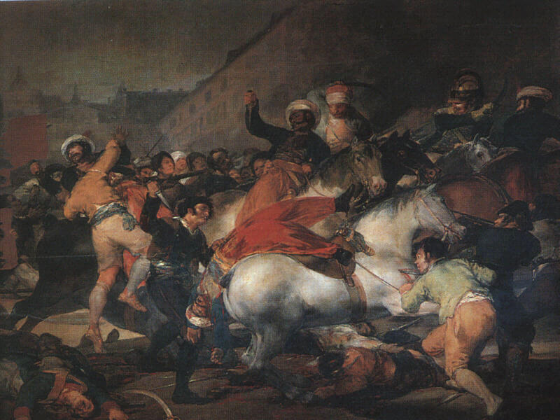 El dos de mayo de 1808 (La carga de los mamelucos), Francisco de Goya