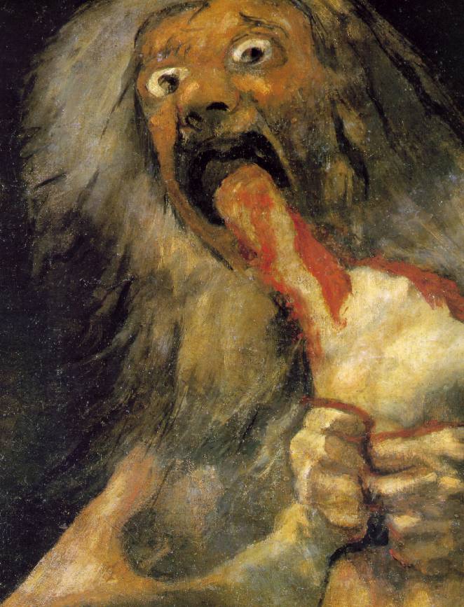 Saturno devorando a su hijo, Francisco de Goya