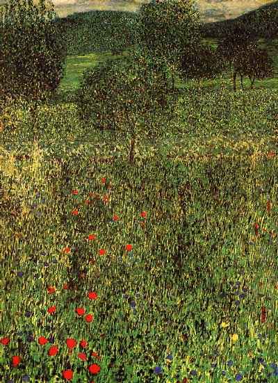 1910O Paisaje De Jardin Klimt — Gustav Klimt — Simbolismo Art Nouveau