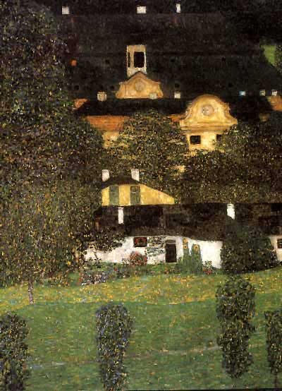 1910O Schloss Kammer Sobre Attersee02 Klimt — Gustav Klimt — Simbolismo Art Nouveau
