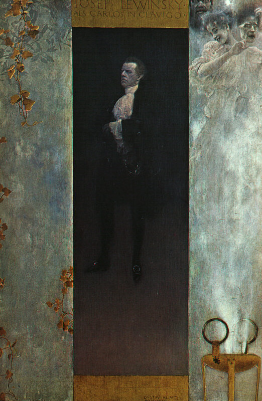 Actor Josef Lewinsky As Carlos Klimt — Gustav Klimt — Simbolismo Art Nouveau