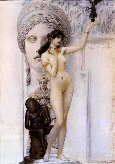 Alegoria De Escultura Klimt — Gustav Klimt — Simbolismo Art Nouveau