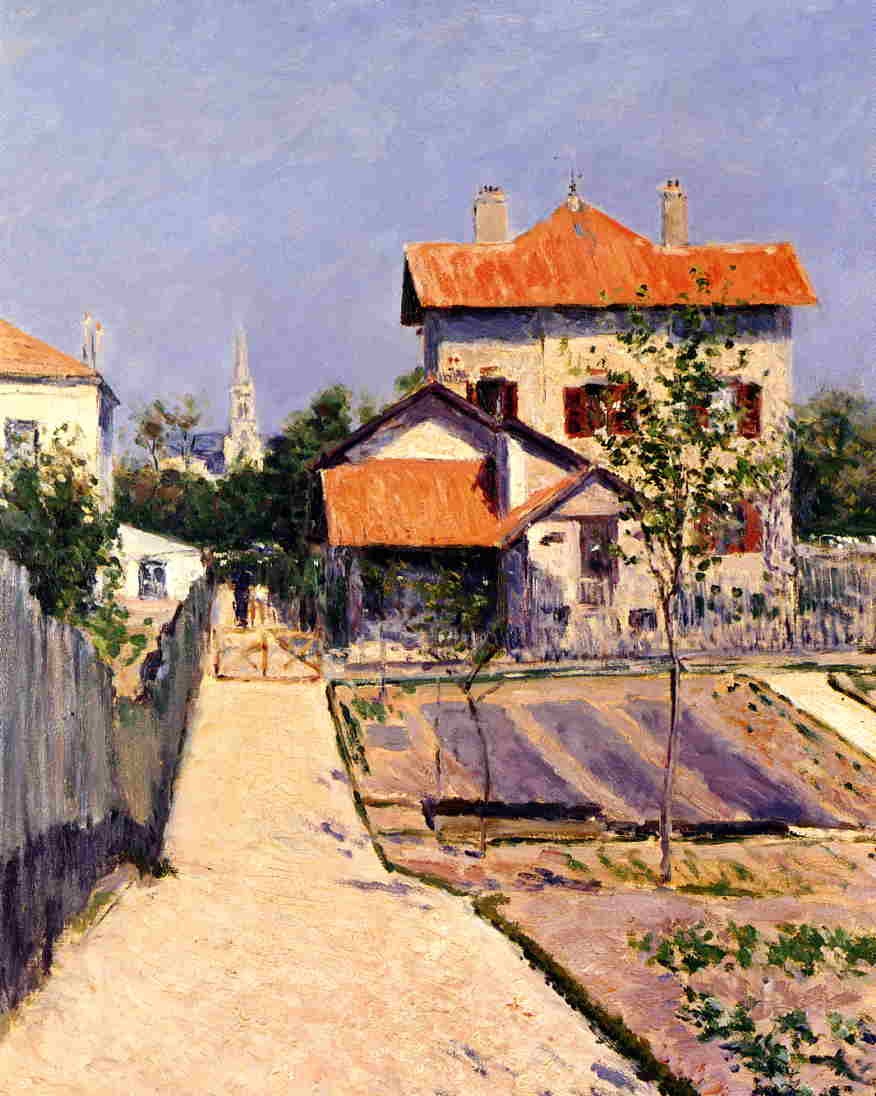 Artists Casa En Petit Gennevilliers Caillebotte — Gustave Caillebotte