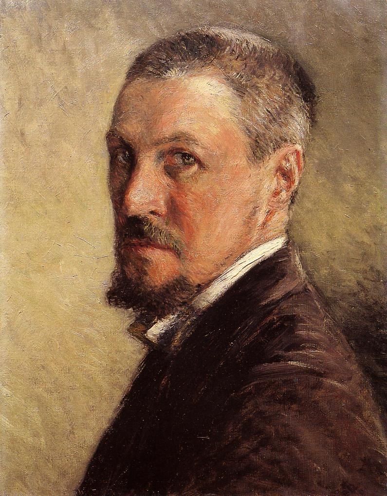 Autorretrato — Gustave Caillebotte