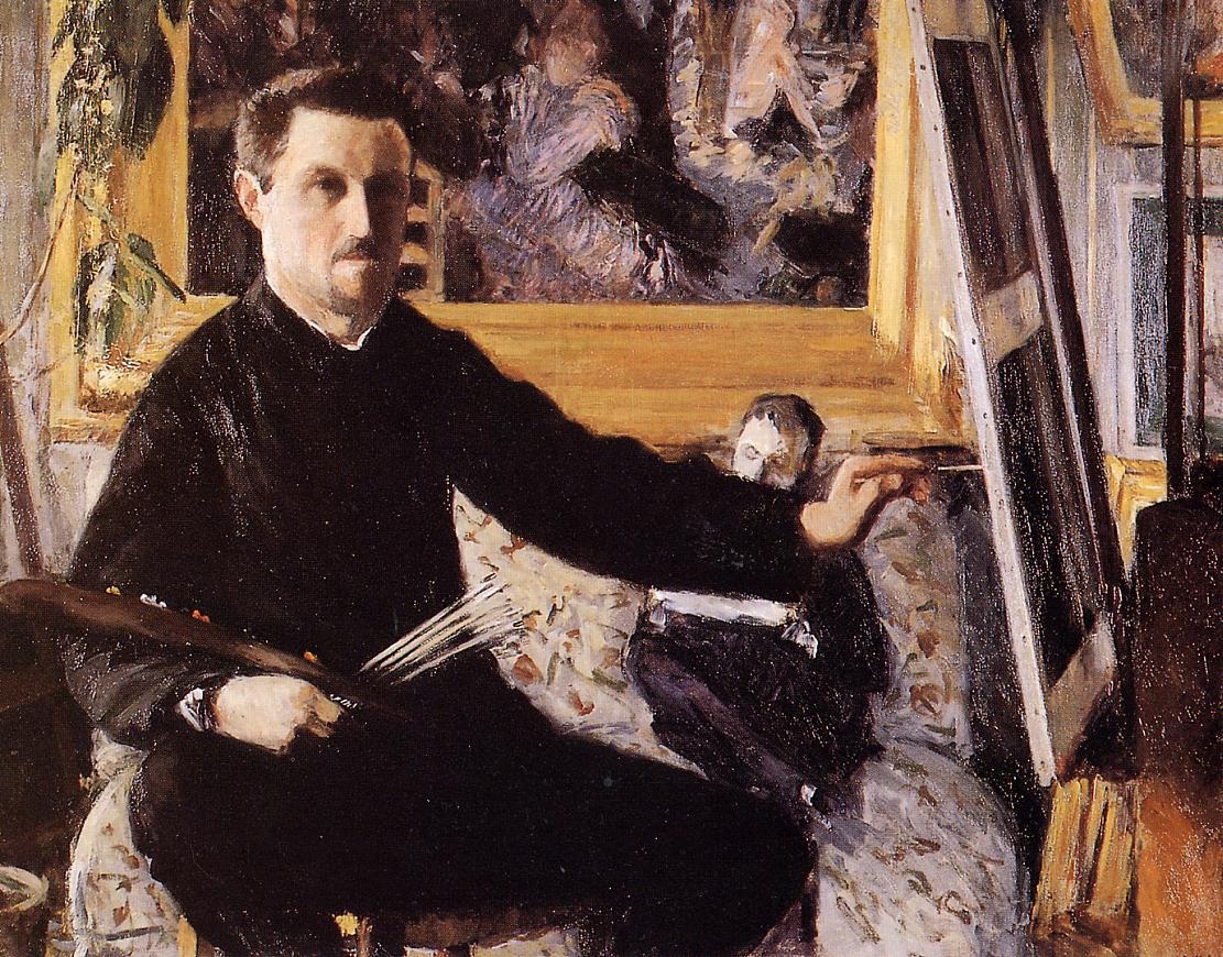 Autorretrato — Gustave Caillebotte