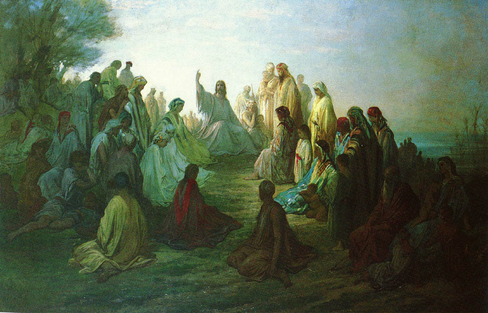 Jesus Predicando Sobre Mount Dore — Gustave Dore
