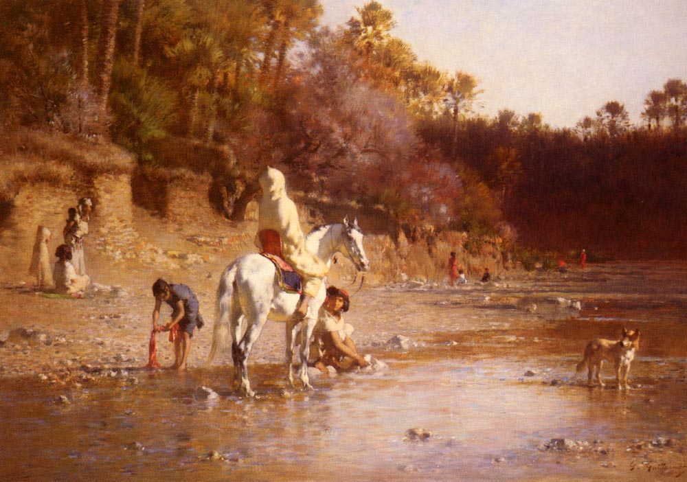 Rio En El Katara Guillaumet — Gustave Guillaumet