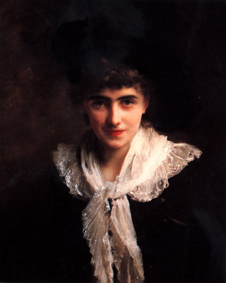 Retrato De Madame Roland Jacquet — Gustave Jacquet