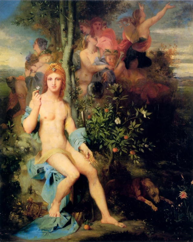 Apolo Y Nine Muses Moreau — Gustave Moreau