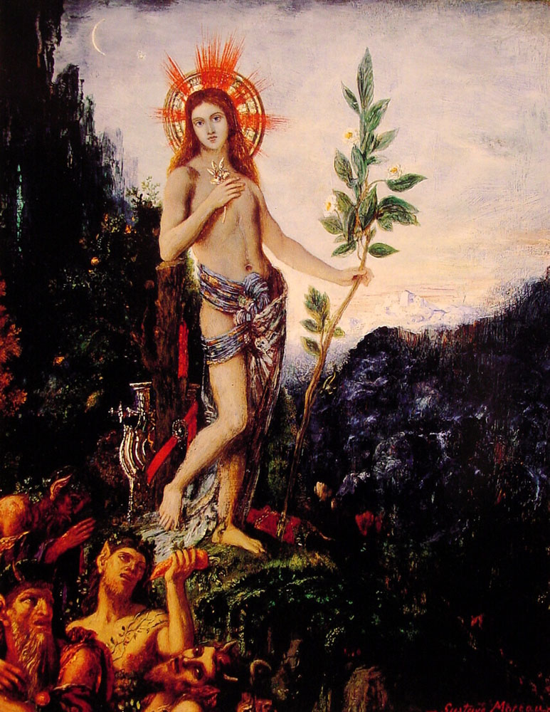 Apolo Y Satyrs Moreau — Gustave Moreau