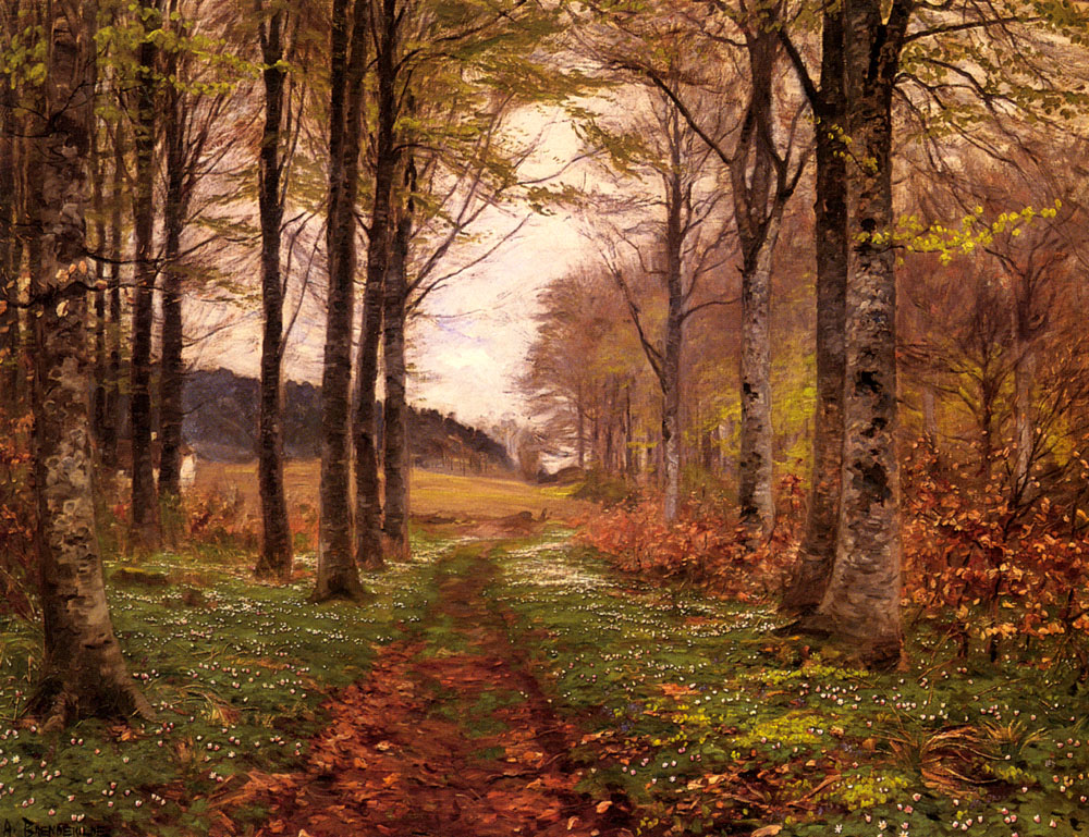 Woodland Paisaje Brendekilde — Hans Anderson Brendekilde
