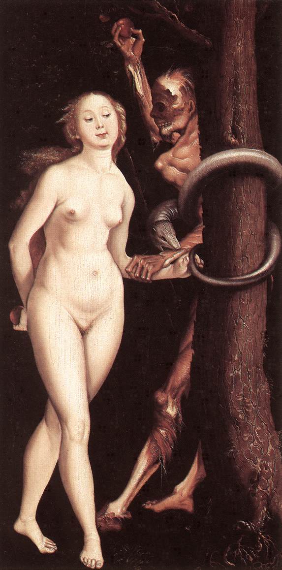 Eve Serpent Y Muerte Baldung — Hans Baldung