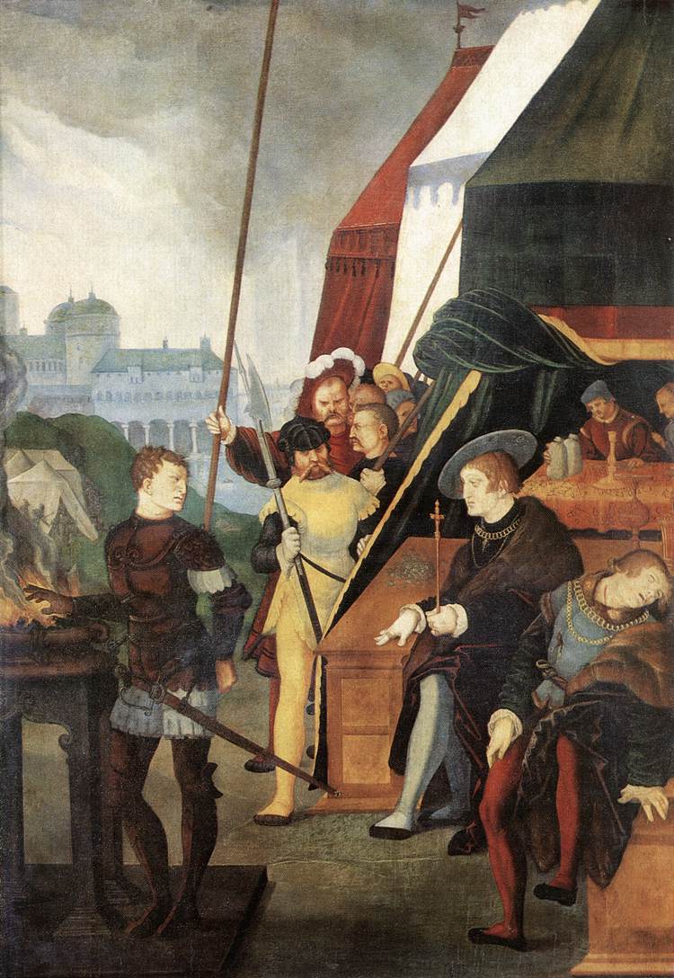 Mucius Scaevola Baldung — Hans Baldung