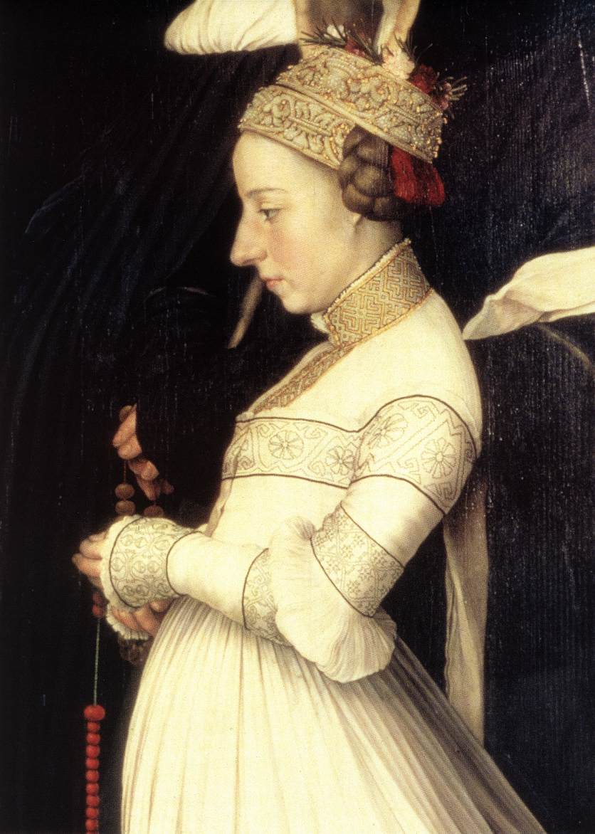 Darmstadt Madonna Detalle 3 Holbein — Hans Il Giovane Holbein