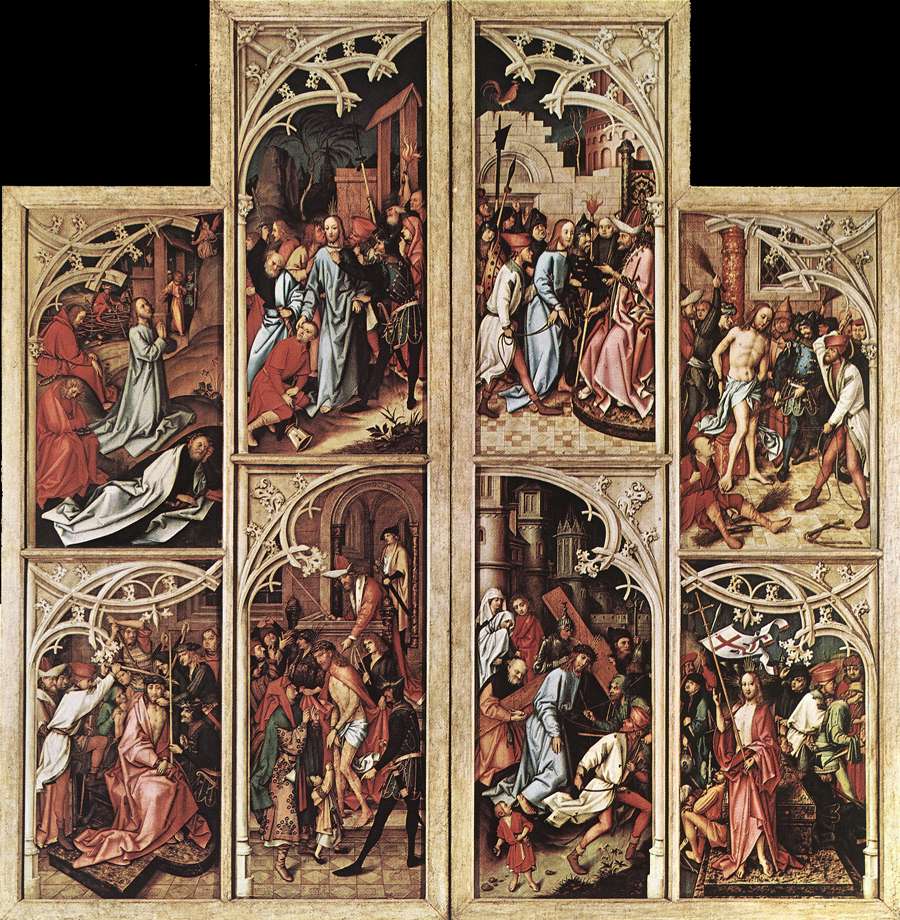 Wings De Kaisheim Altarpiece Holbein — Hans Il Vecchio Holbein