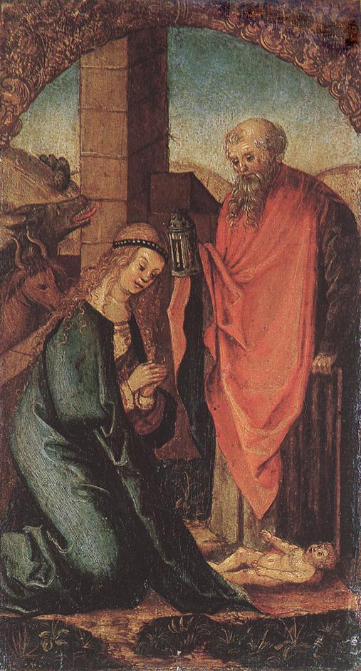 Nacimiento De Cristo Schaufelein — Hans Leonhard Schaufelein