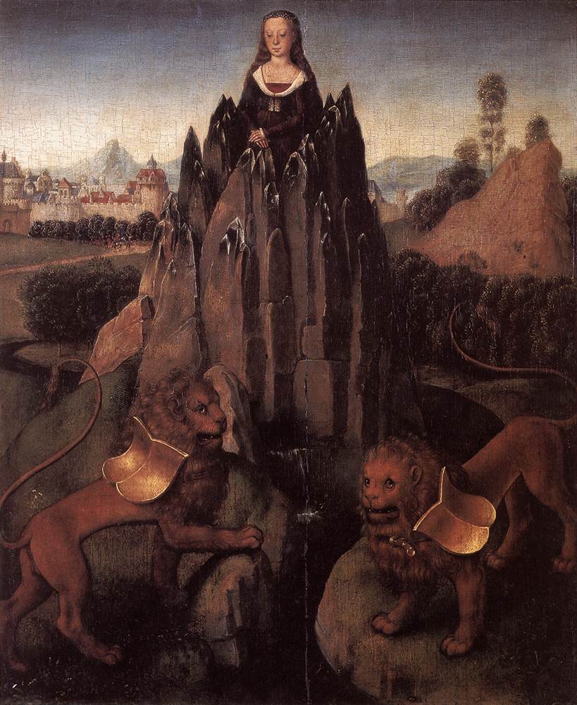 Alegoria Con Virgen Memling — Hans Memling