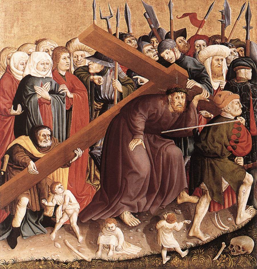 Cristo Cargando Cross Multscher — Hans Multscher