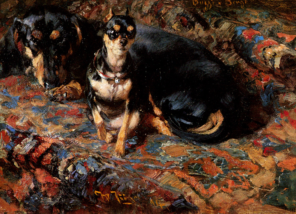 Two Friends Zugel — Heirich Von Zugel